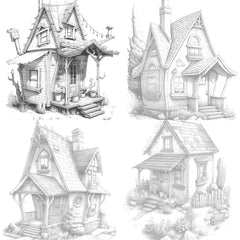 Ranch Tiny House Coloring Book - CraftNest - Digital Crafting and Art
