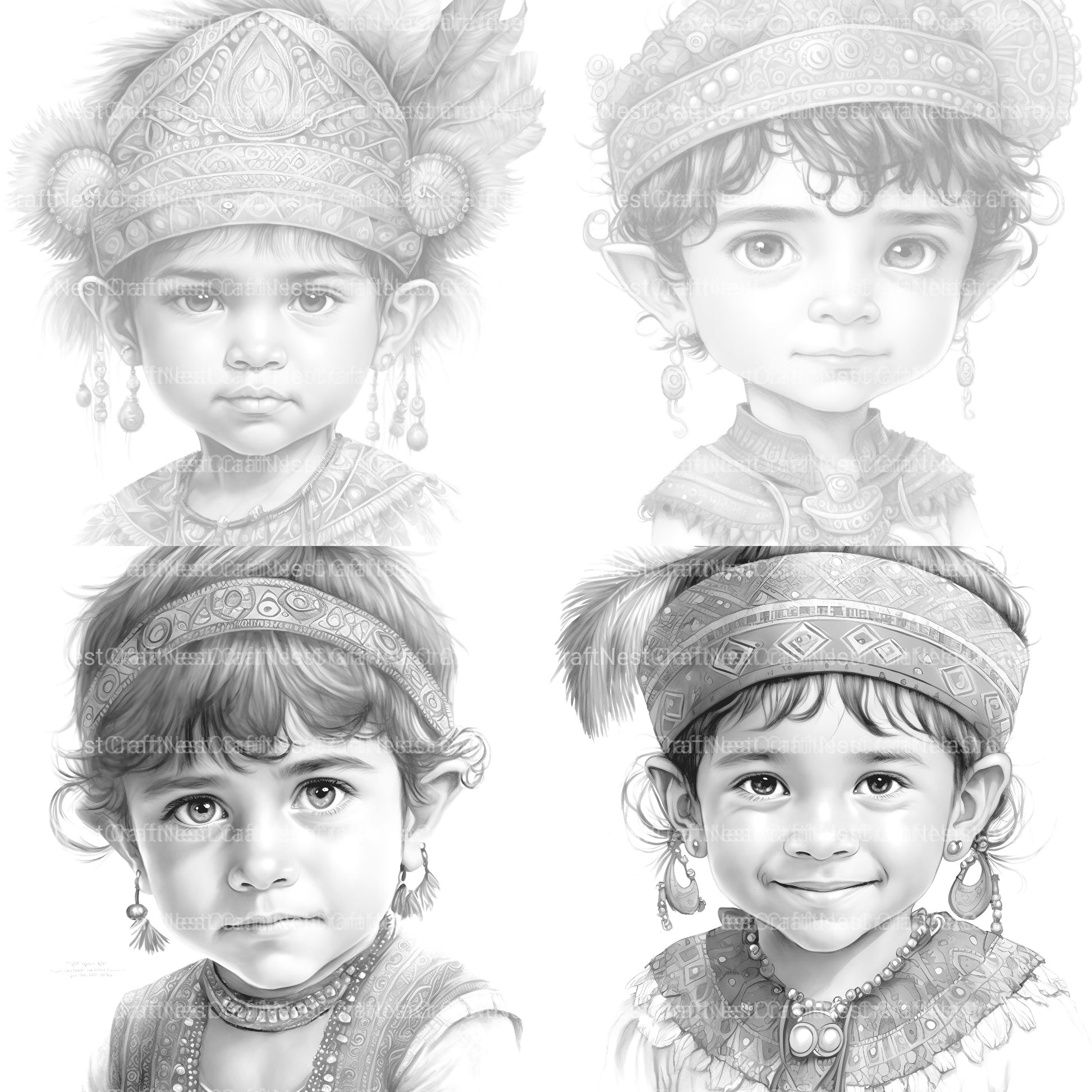 Princess Coloring Book - CraftNest - Digital Crafting and Art