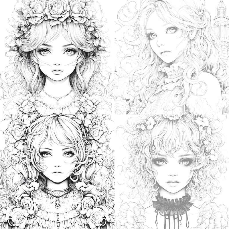 Little Princess Coloring Book - CraftNest - Digital Crafting and Art
