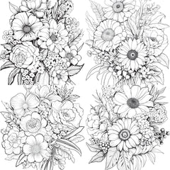 Flower Coloring Book 2 - CraftNest - Digital Crafting and Art