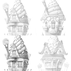 Ice Cream House Coloring Book - CraftNest - Digital Crafting and Art
