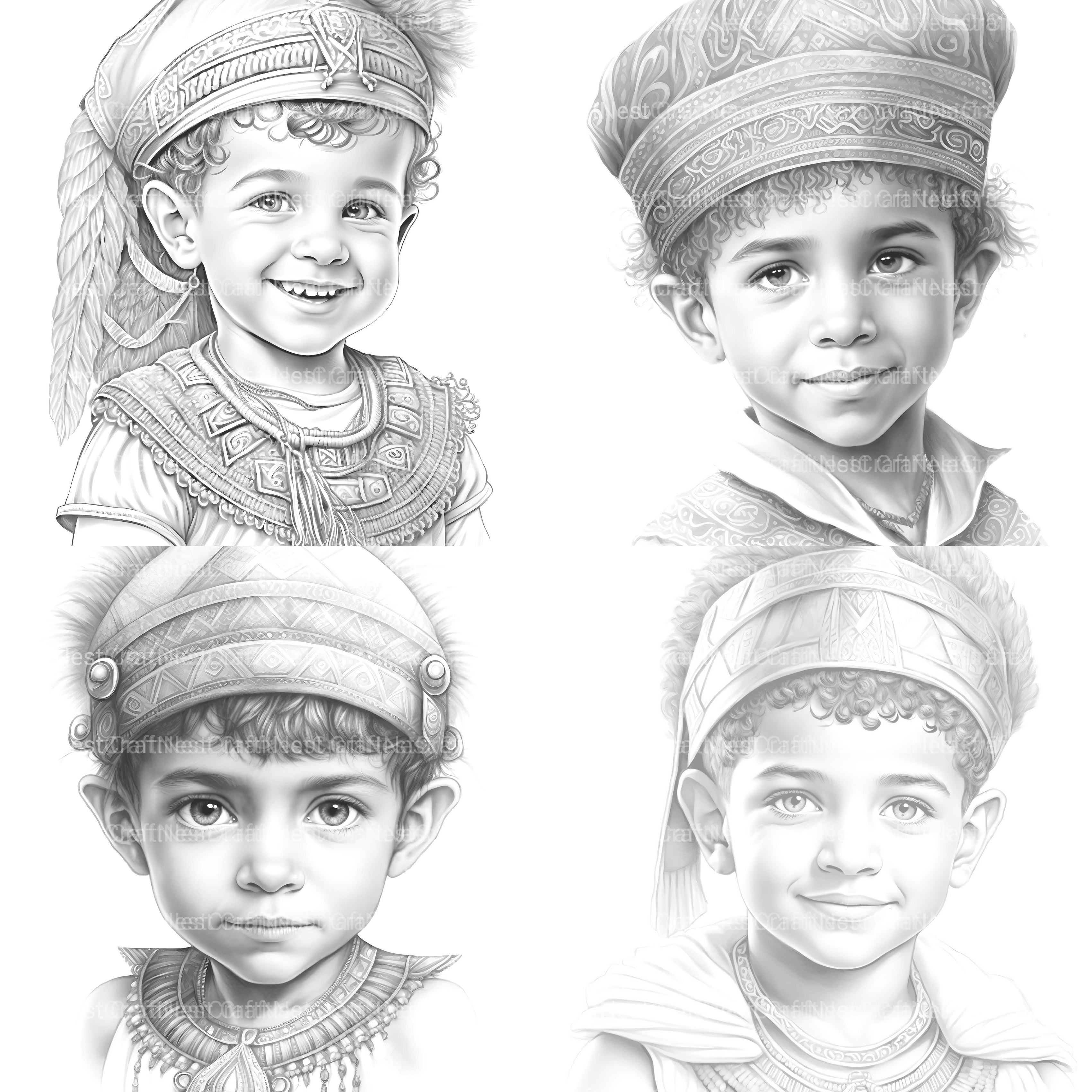 Cute Girl Coloring Book - CraftNest - Digital Crafting and Art