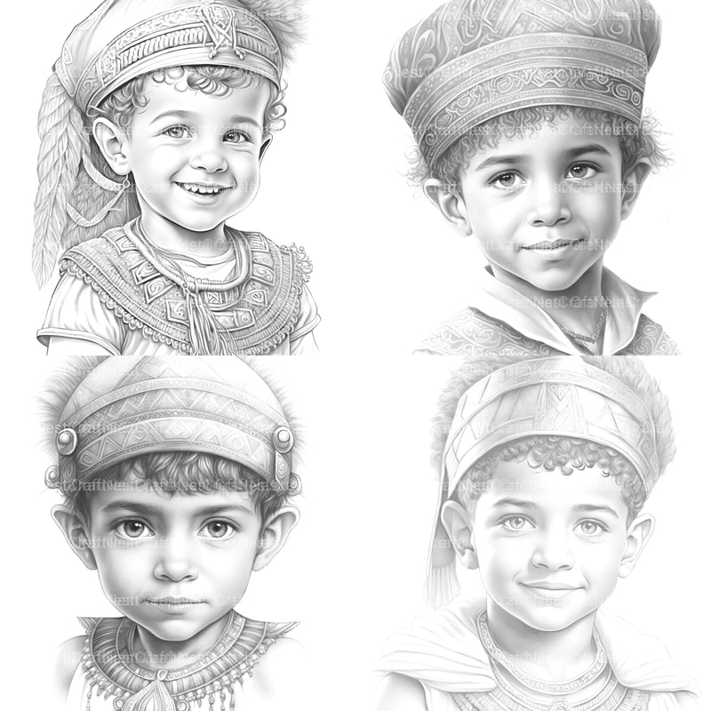 Cute Girl Coloring Book - CraftNest - Digital Crafting and Art