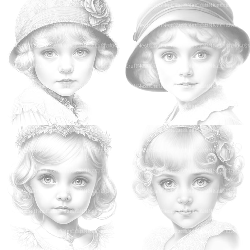 Cyborg Girl Coloring Book - CraftNest - Digital Crafting and Art