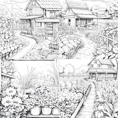 Farmers Garden Coloring Book 2 - CraftNest - Digital Crafting and Art