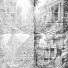 Lost Ruins Coloring Book - CraftNest - Digital Crafting and Art