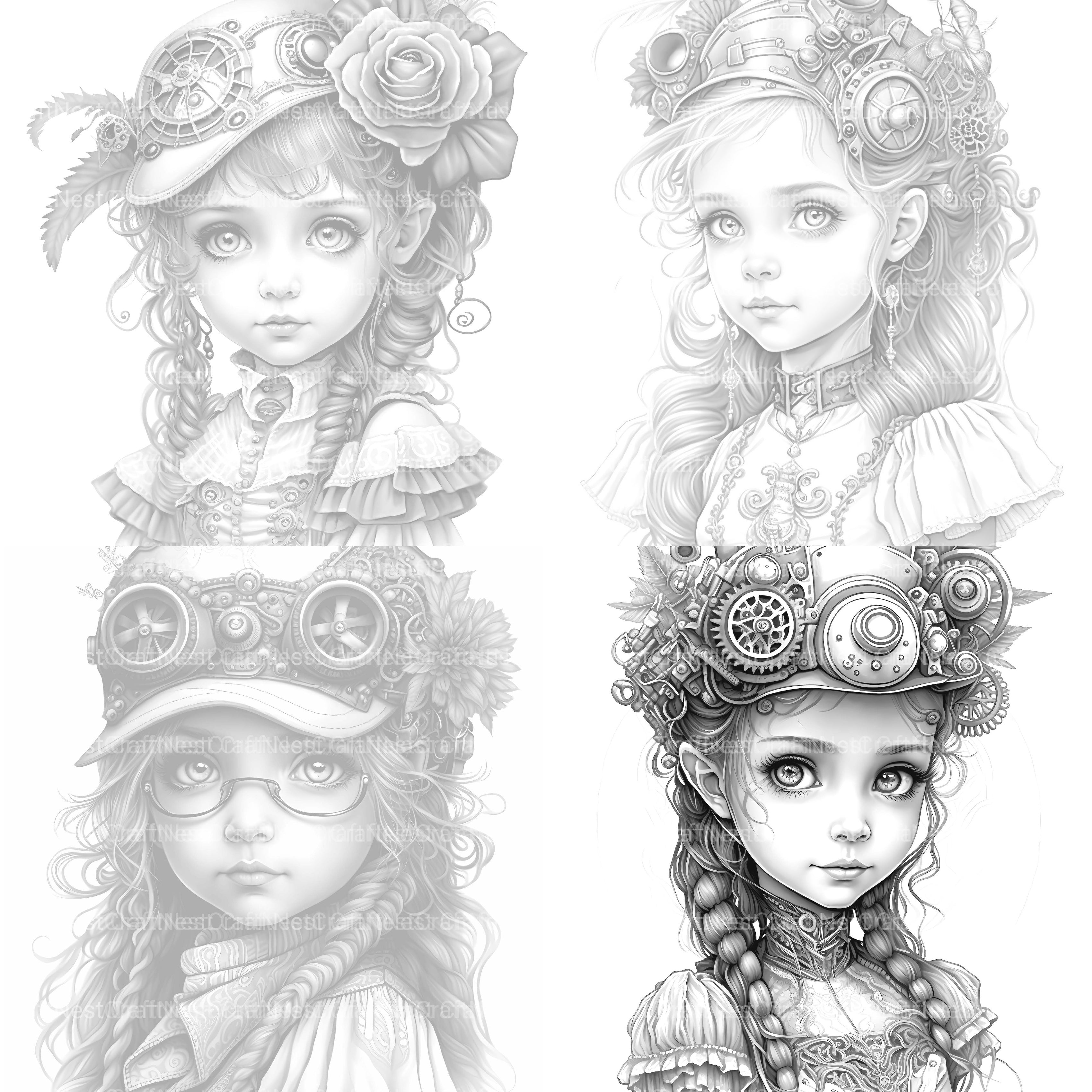 Victorian Boy Coloring Book - CraftNest - Digital Crafting and Art