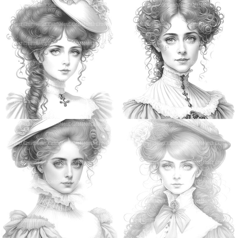 Viking Girl Coloring Book - CraftNest - Digital Crafting and Art