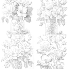 Magnolia Flower Coloring Book - CraftNest - Digital Crafting and Art