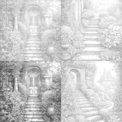 Secret Garden Coloring Book - CraftNest - Digital Crafting and Art