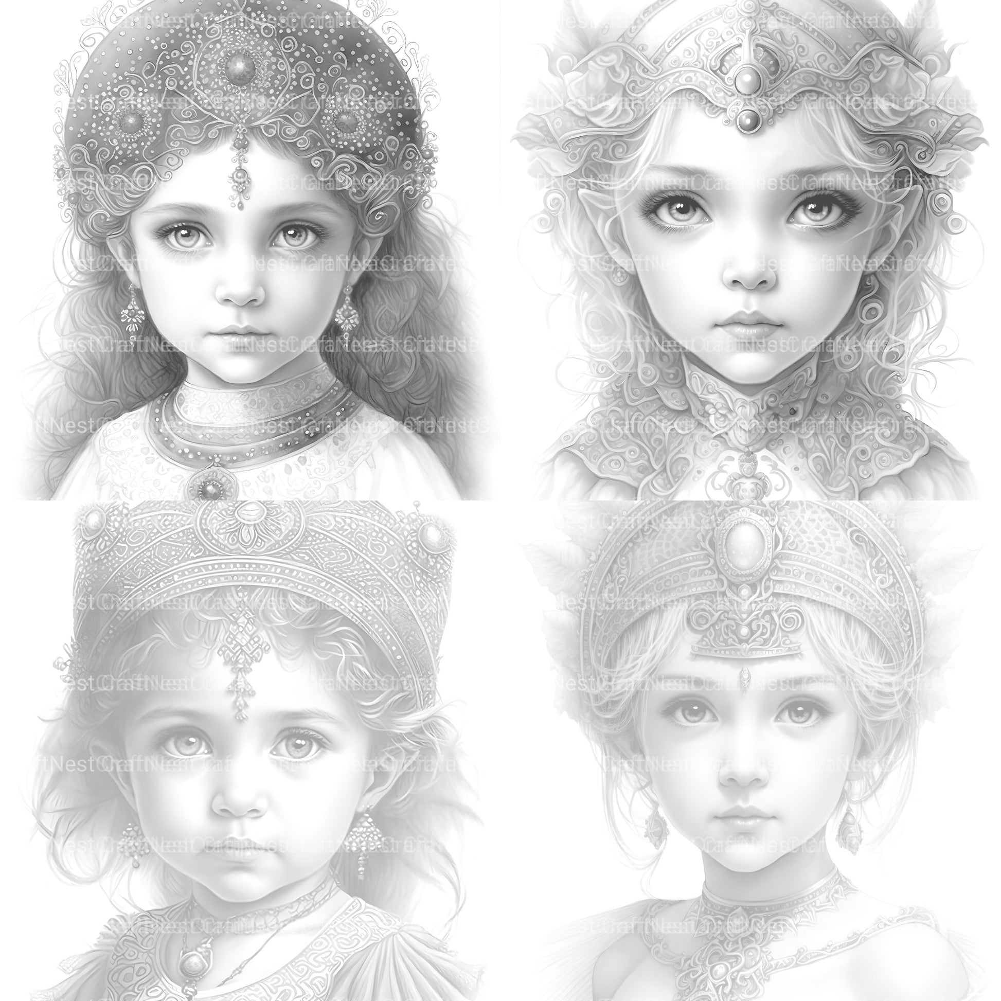 Aztec Girl Coloring Book - CraftNest - Digital Crafting and Art