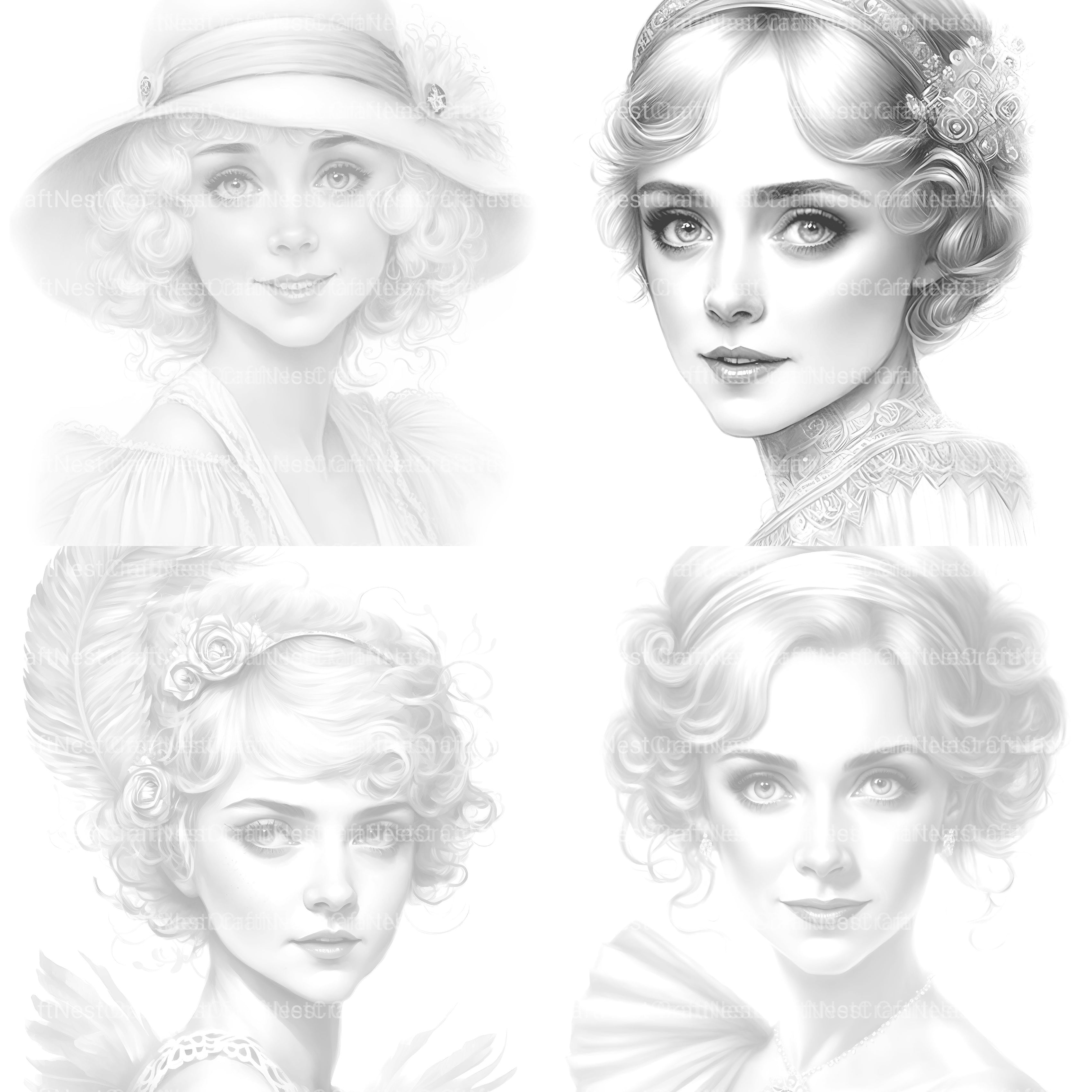 Brides Coloring Book - CraftNest - Digital Crafting and Art