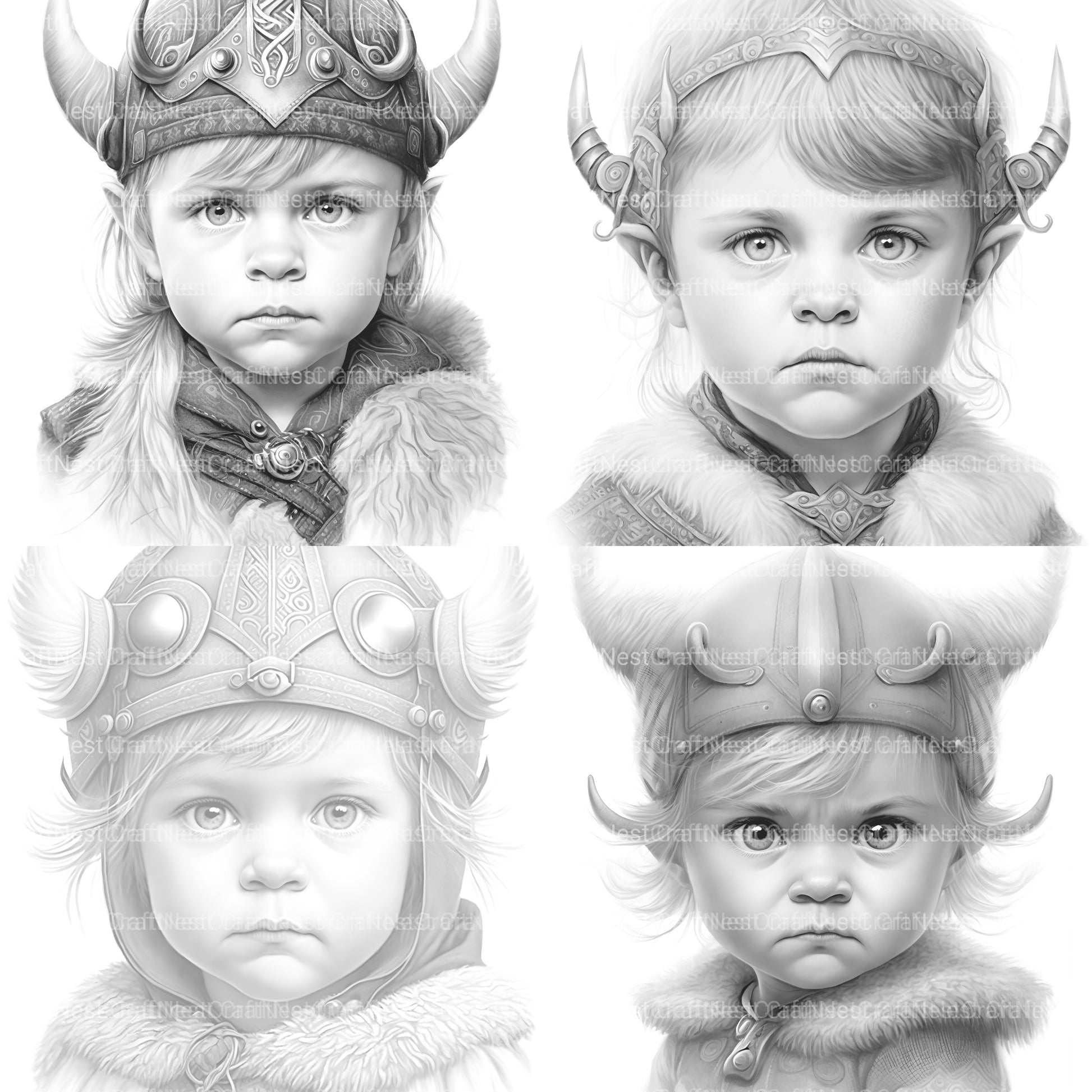 Winter Girl Coloring Book 2 - CraftNest - Digital Crafting and Art