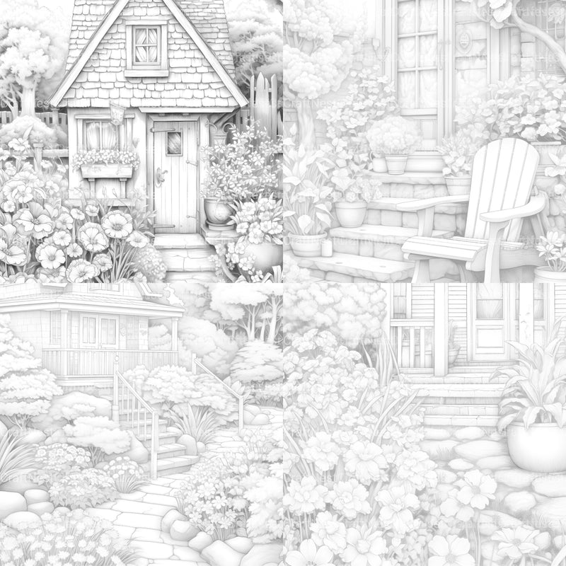 Spring Garden Coloring Book - CraftNest - Digital Crafting and Art