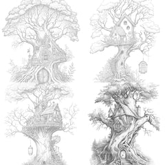 Treehouse Coloring Book 3 - CraftNest - Digital Crafting and Art