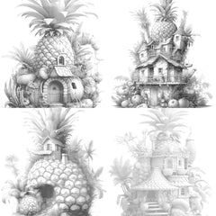 Fairy House Coloring Book - CraftNest - Digital Crafting and Art