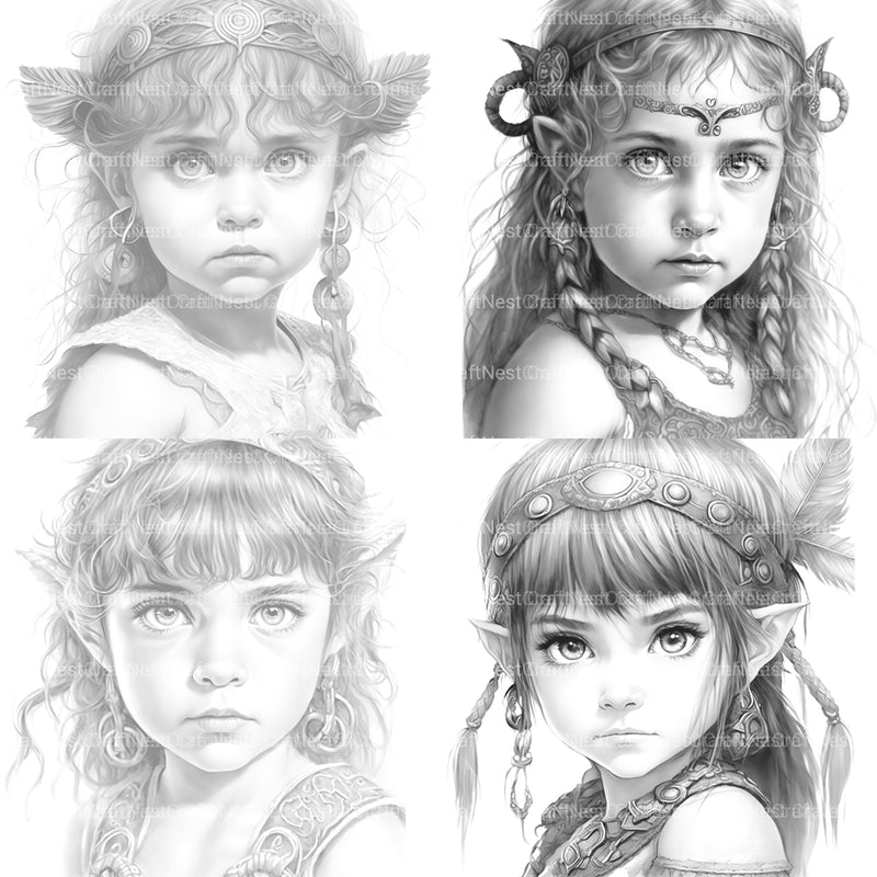 Bavarian Girl Coloring Book 2 - CraftNest - Digital Crafting and Art