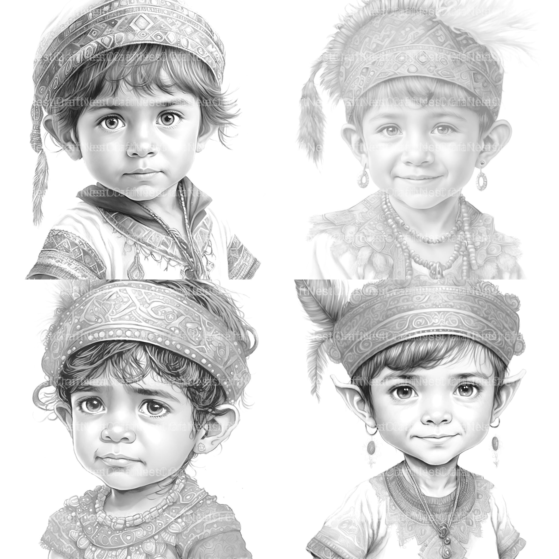 Princess Coloring Book - CraftNest - Digital Crafting and Art