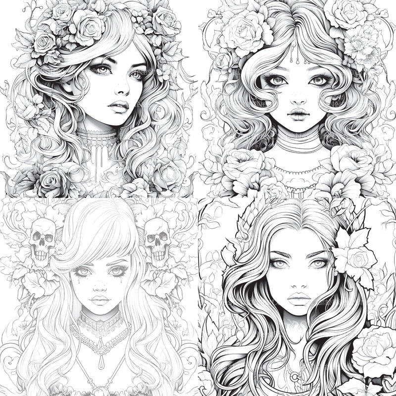 Little Princess Coloring Book - CraftNest - Digital Crafting and Art