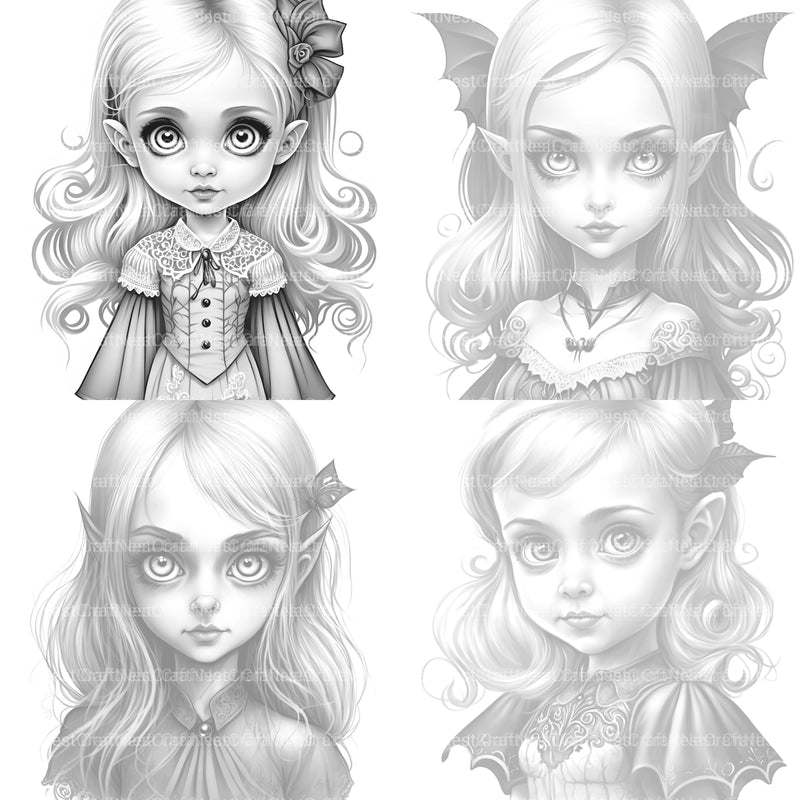 Little Witch Coloring Book - CraftNest - Digital Crafting and Art