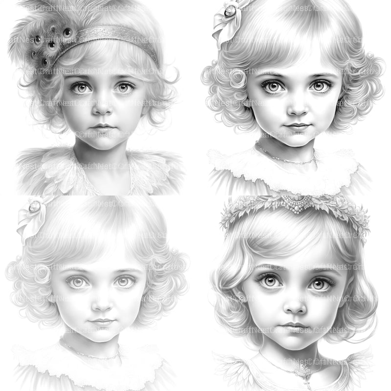 Cyborg Girl Coloring Book - CraftNest - Digital Crafting and Art