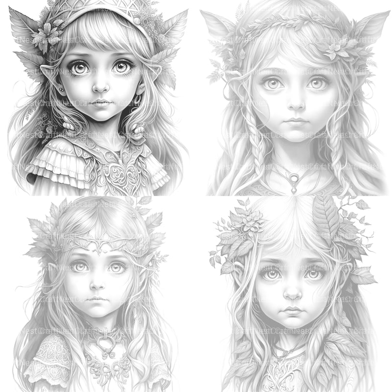 Fairy Girl Coloring Book - CraftNest - Digital Crafting and Art