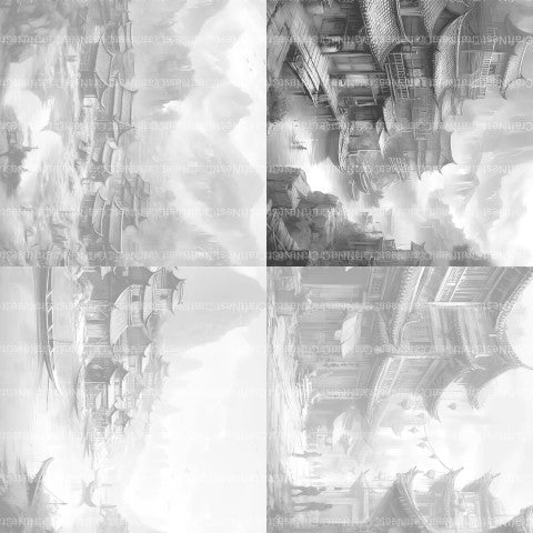 Old Chinese Village Coloring Book - CraftNest - Digital Crafting and Art