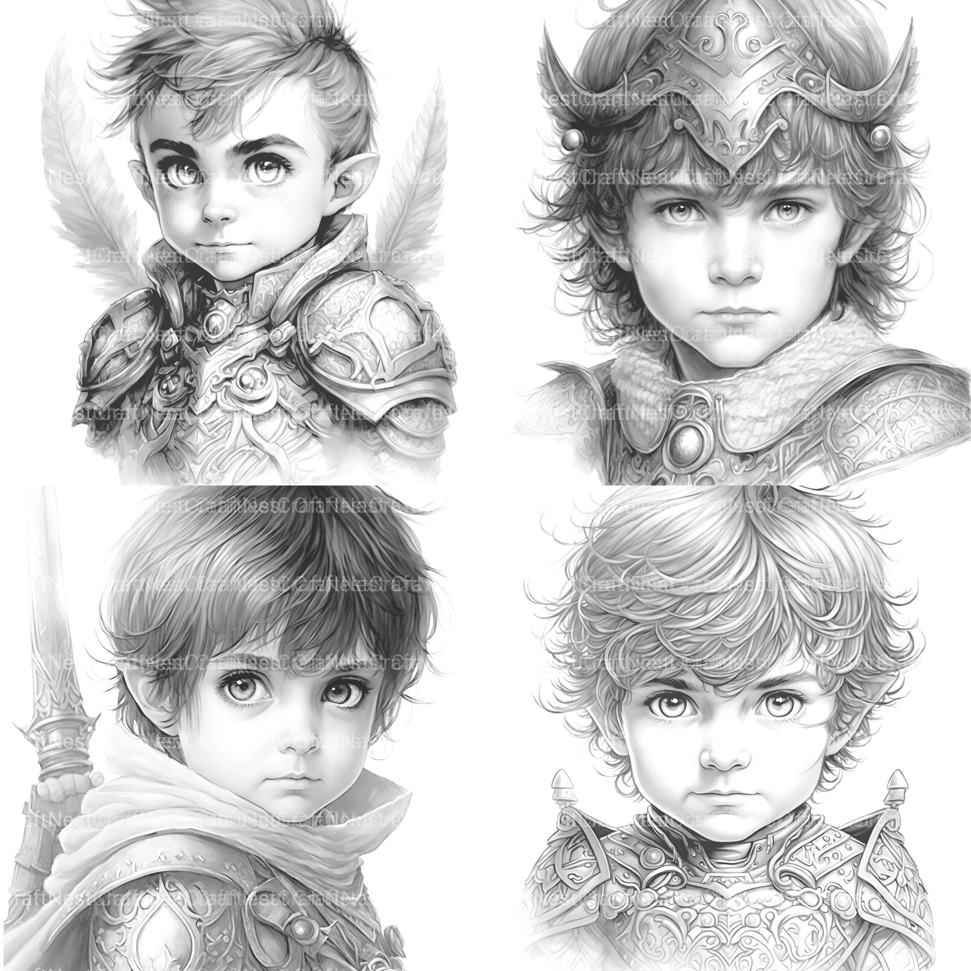 Steampunk Boy Coloring Book - CraftNest - Digital Crafting and Art