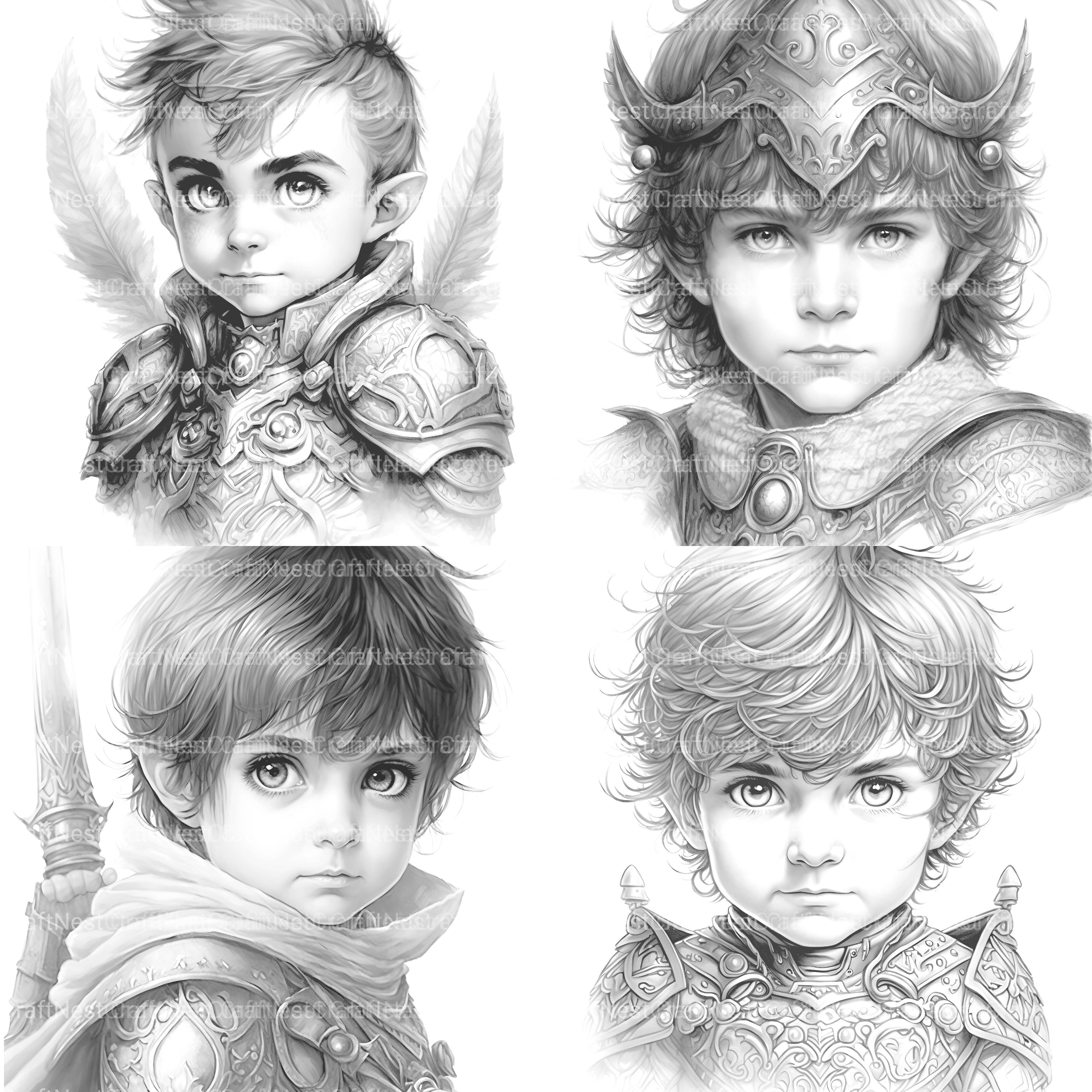 Steampunk Boy Coloring Book - CraftNest - Digital Crafting and Art