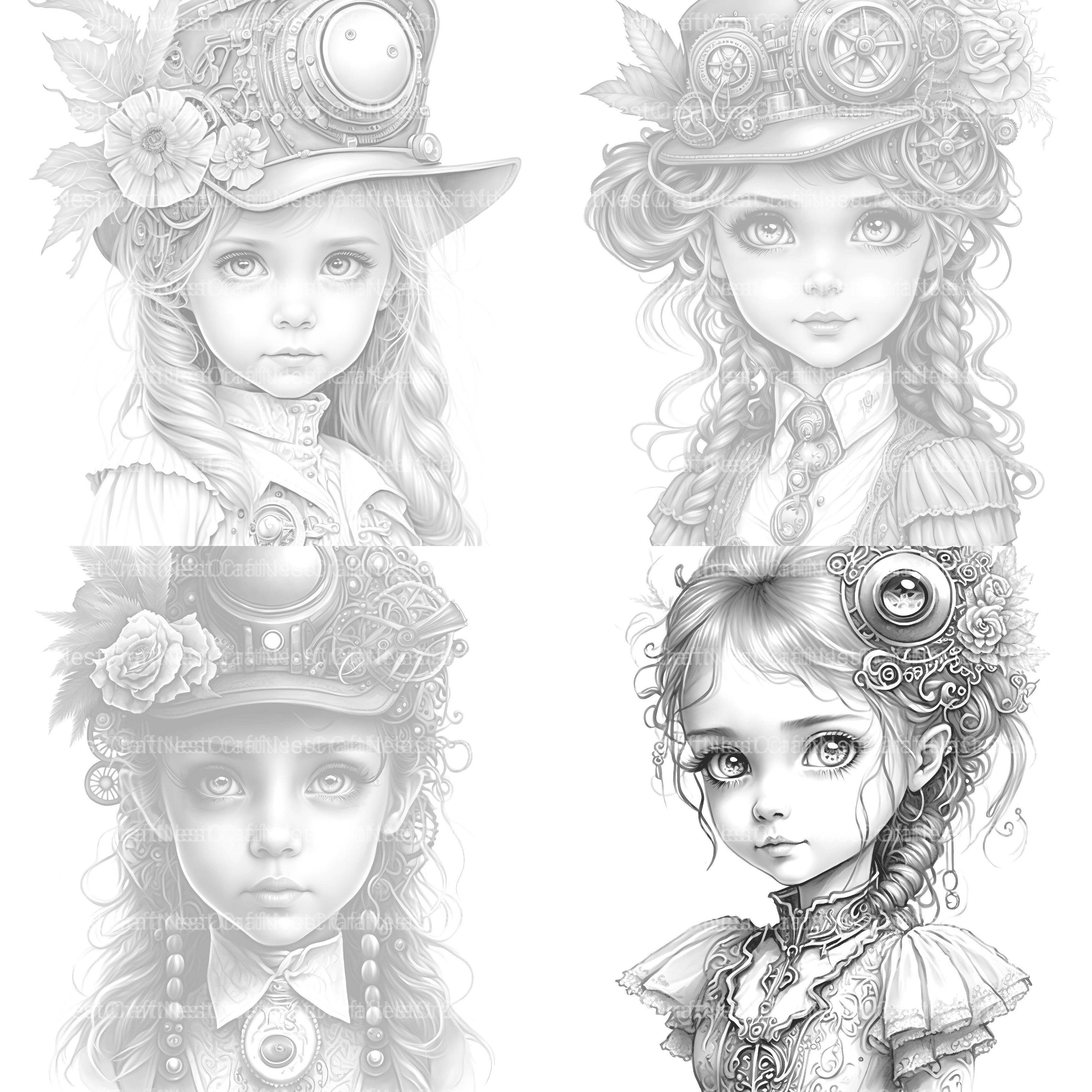 Victorian Boy Coloring Book - CraftNest - Digital Crafting and Art