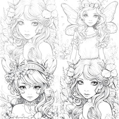 Forest Fairies Coloring Book - CraftNest - Digital Crafting and Art