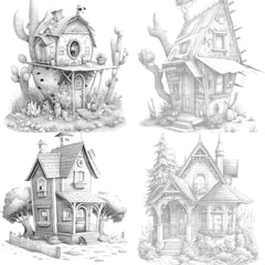 Ranch Tiny House Coloring Book - CraftNest - Digital Crafting and Art