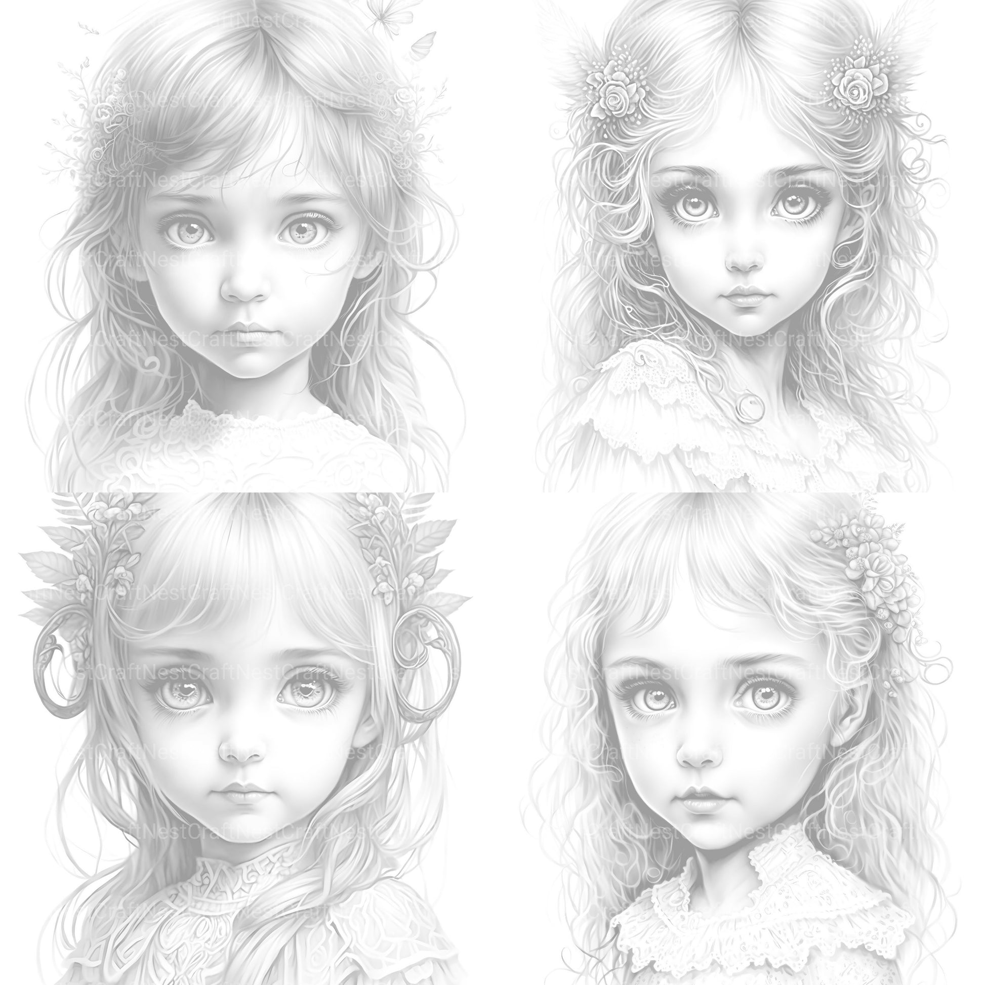 Gnome Girl Coloring Book - CraftNest - Digital Crafting and Art