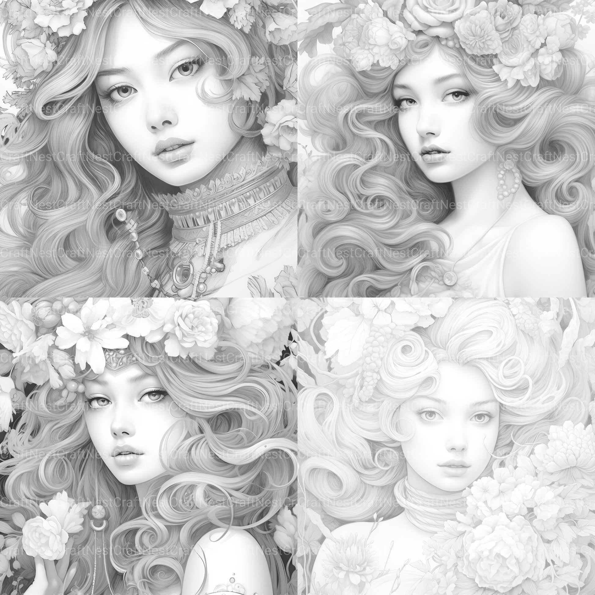 Kids Coloring Pages Coloring Book - CraftNest - Digital Crafting and Art