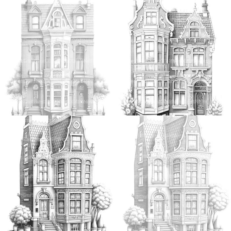 Brazilian Tiny House Coloring Book - CraftNest - Digital Crafting and Art