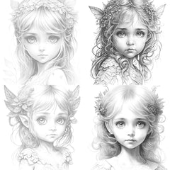 Gnome Girl Coloring Book - CraftNest - Digital Crafting and Art