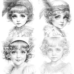 Cyborg Girl Coloring Book - CraftNest - Digital Crafting and Art