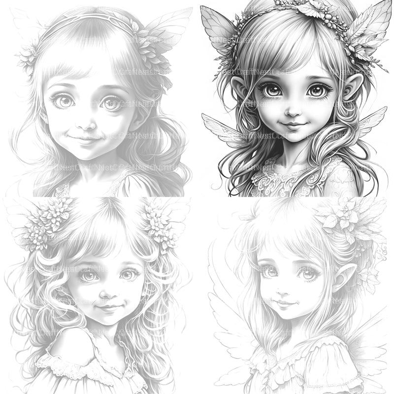 Flower Princess Coloring Book - CraftNest - Digital Crafting and Art