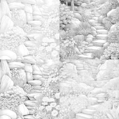 Rock Garden Coloring Book - CraftNest - Digital Crafting and Art