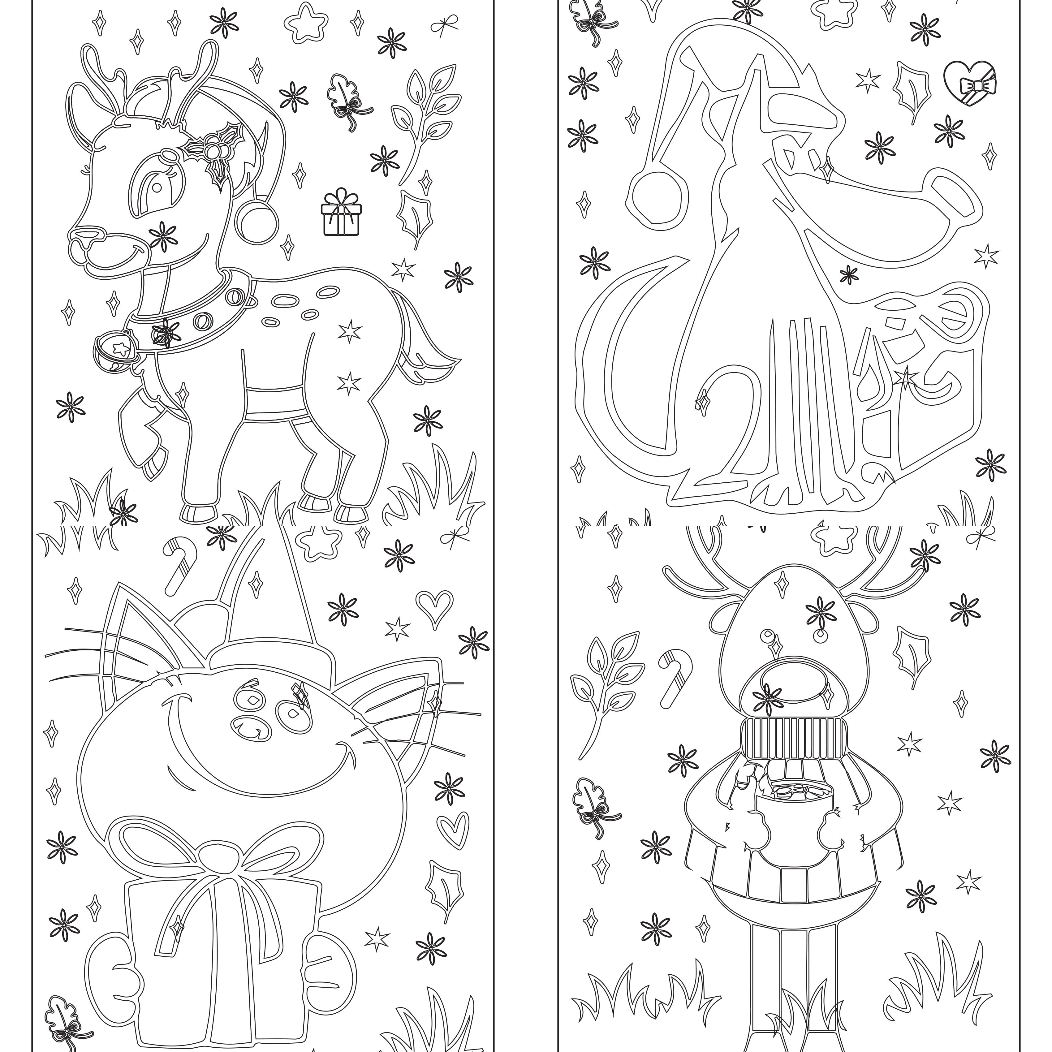 Kids Christmas Coloring Page Coloring Book 1