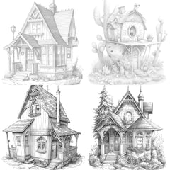 Ranch Tiny House Coloring Book - CraftNest - Digital Crafting and Art