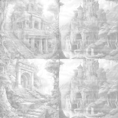Lost Ruins Coloring Book - CraftNest - Digital Crafting and Art