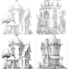 Chile Tiny House Coloring Book 1 - CraftNest - Digital Crafting and Art