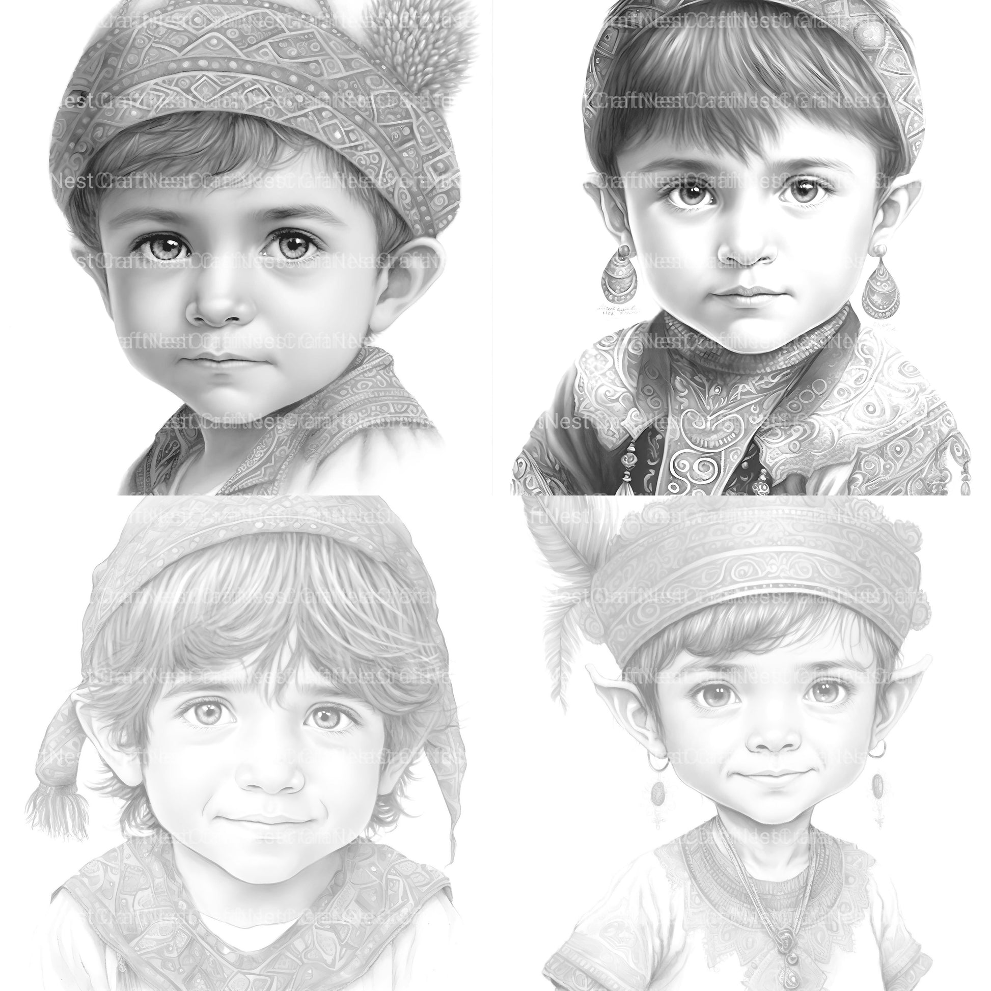 Princess Coloring Book - CraftNest - Digital Crafting and Art