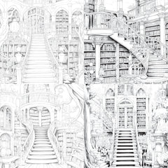 Enchanted Library Coloring Book - CraftNest - Digital Crafting and Art
