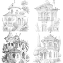 Turkish Tiny House Coloring Book - CraftNest - Digital Crafting and Art