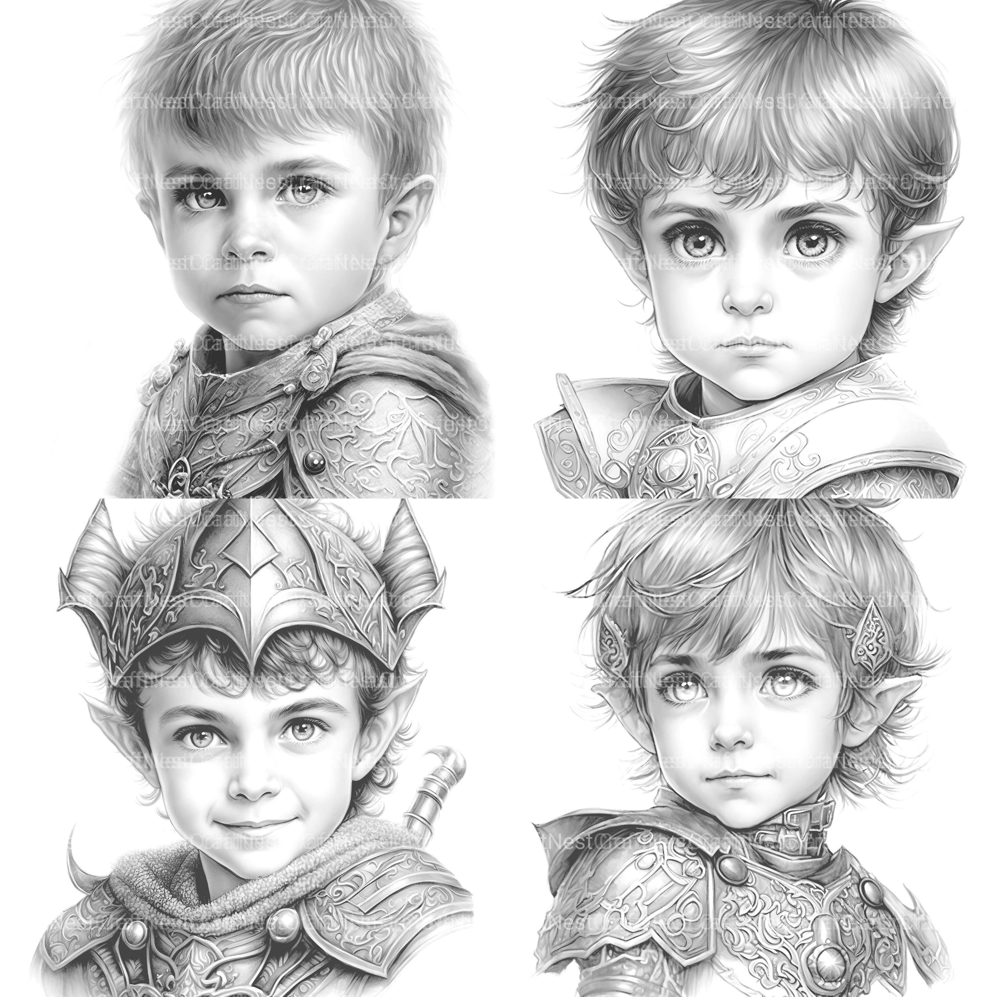 Steampunk Boy Coloring Book - CraftNest - Digital Crafting and Art