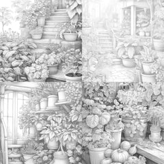 Herb Garden Coloring Book - CraftNest - Digital Crafting and Art