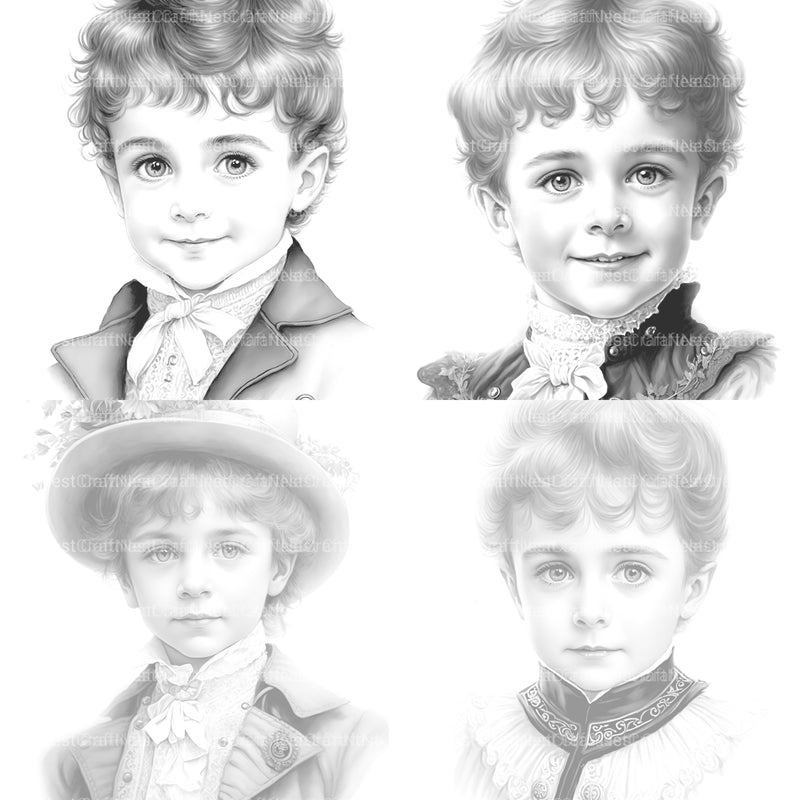 Victorian Man Coloring Book - CraftNest - Digital Crafting and Art