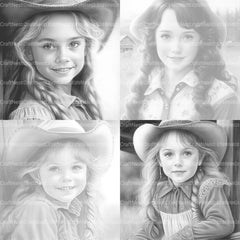 Country Girl Coloring Book - CraftNest - Digital Crafting and Art